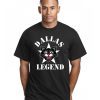 Black Cat Dallas Legend Football Tee Shirt