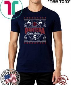 Pantera Fucking Holidays Christmas Tee Shirt