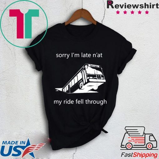 Pittsburgh Bus in Sinkhole T-Shirts