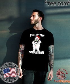 Posty The Snowman Christmas T-Shirt