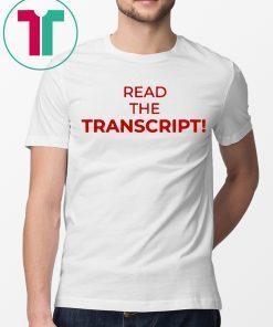 Read The Transcript 2020 t-shirt