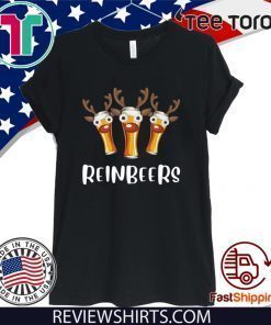 Reinbeers Funny Christmas Tee Shirt