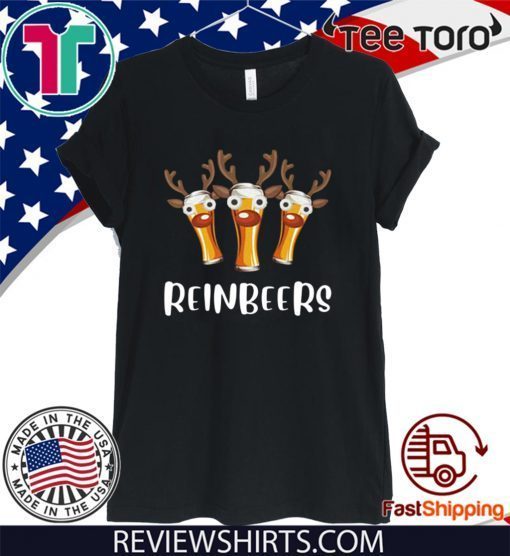 Reinbeers Funny Christmas Tee Shirt