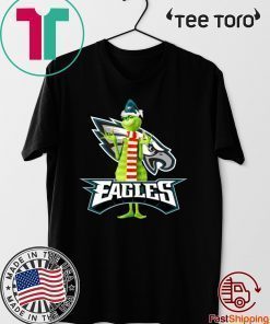 Santa Grinch Philadelphia Eagles Christmas t-shirts