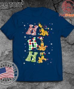 Santa Pluto Ho Ho Ho Christmas Funny T-Shirt