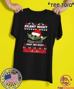 Silent Night Baby YoDa Jedi Night Xmas 2020 T-Shirt