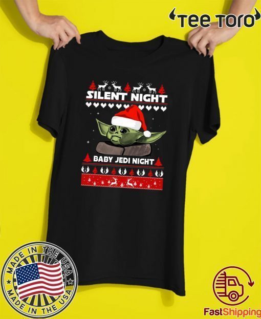 Silent Night Baby YoDa Jedi Night Xmas 2020 T-Shirt