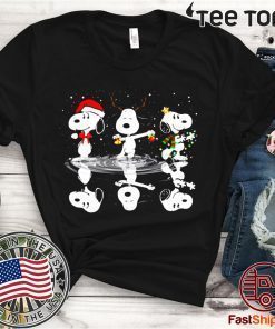 Offcial Snoopy reflection Christmas T-Shirt