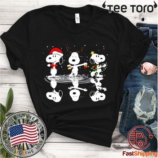 Offcial Snoopy reflection Christmas T-Shirt