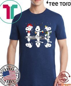 Offcial Snoopy reflection Christmas T-Shirt