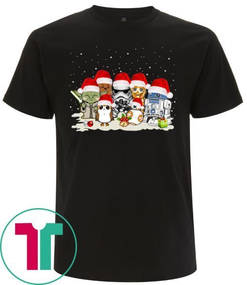 Star War Yoda Chewbacca Cartoon Chewbacca Trooper Christmas T-Shirts