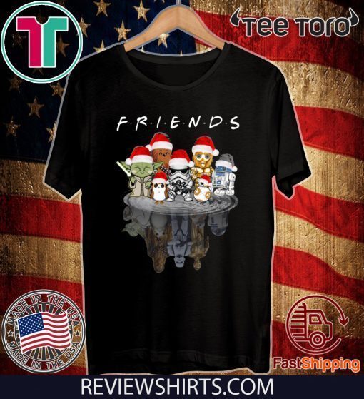 Star Wars Characters Water Reflection Friends Christmas Tee Shirt
