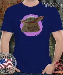 Star Wars Mandalorian Baby Yoda The Child Purple Ball Tee Shirt