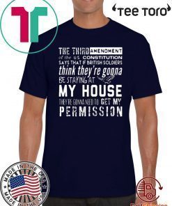 THE THIRD AMENDMENT TEE SHIRT