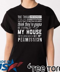 THE THIRD AMENDMENT TEE SHIRT