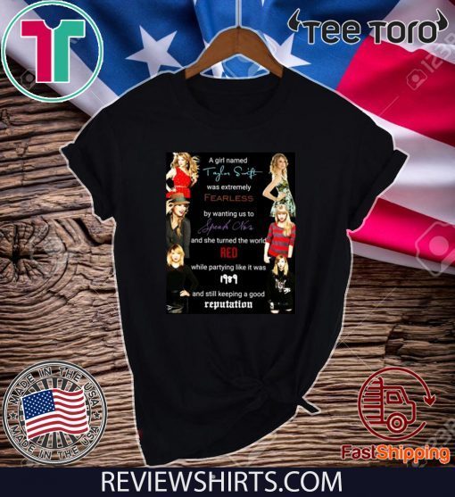 Taylor AMA Speak Now 1989 Red Fearless T-Shirts