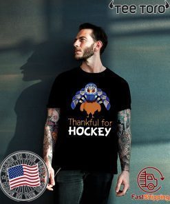 Thankful shirt Turkey thankful for Hockey 2019 T-Shirt