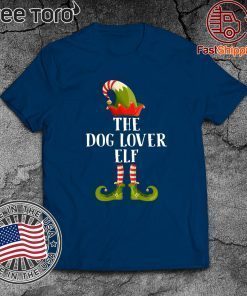 The Dog Lover Elf Mery Xmas T-Shirt