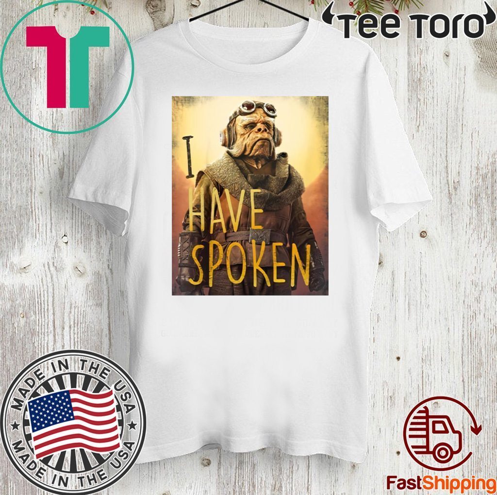 The Mandalorian Kuiil I Have Spoken T Shirt