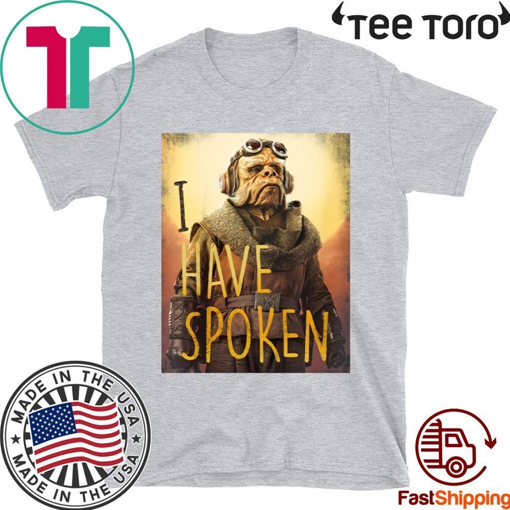 The Mandalorian Kuiil I Have Spoken T Shirt