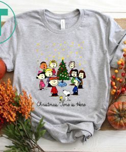 The Peanuts Gang Christmas Time Is Here Snoopy T-Shirt