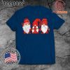 Three Gnomes in red Christmas Funny T-Shirt