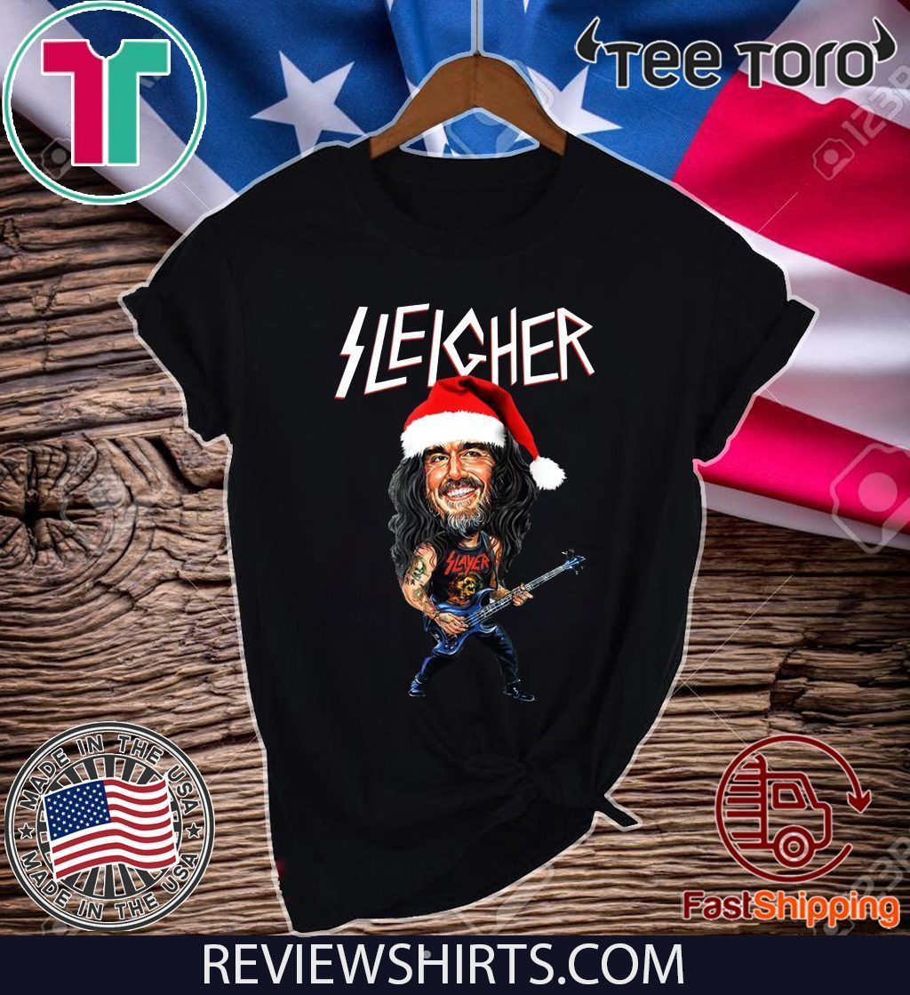 Tom Araya Sleigher Xmas Tee Shirt