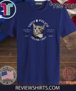 Troy Police Feline Unit Tee Shirt
