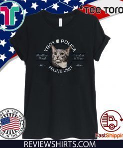 Troy Police Feline Unit Tee Shirt