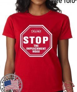 Trump Keep America Great Stop The Impeachment Hoax 2020 T-Shirt