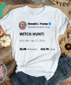 Trump witch hunt t-shirts