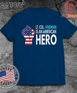 VINDMAN IS AN USA HERO T-SHIRT