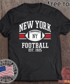 Vintage New York Football NYG Retro Giant Offcial T-Shirt