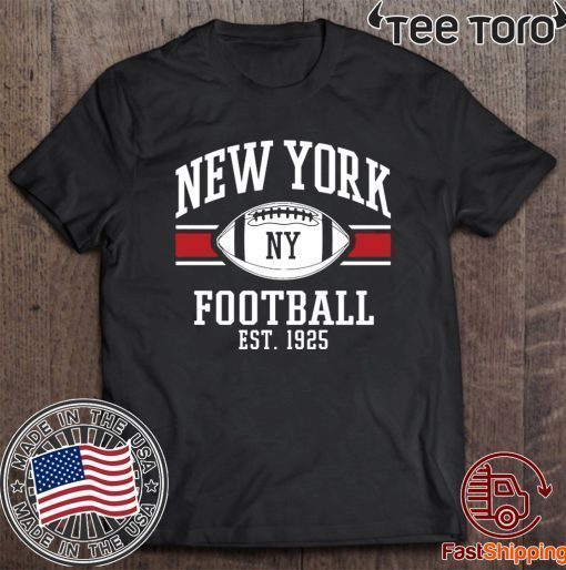 Vintage New York Football NYG Retro Giant Offcial T-Shirt