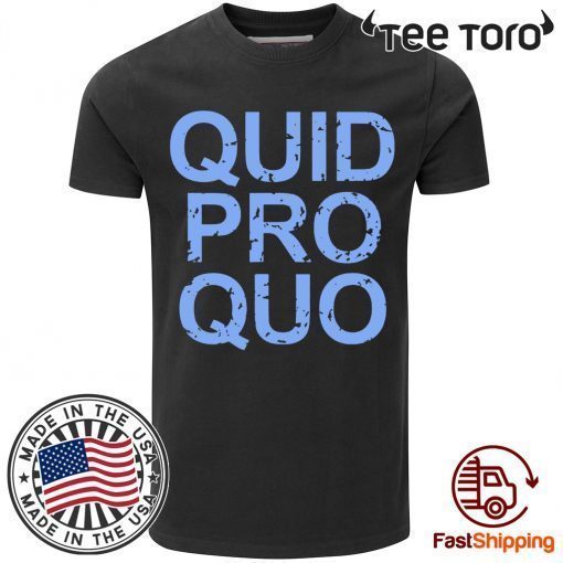 Vintage Quid Pro Quo Shirt - Limited Edition
