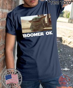 WOMEN BABY YODA BOOMER OK TEE SHIRT