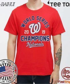 Offcial Washington Nationals 2019 World Series Championship t-shirts