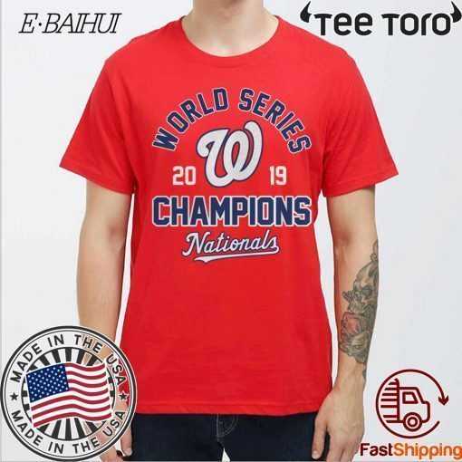 Offcial Washington Nationals 2019 World Series Championship t-shirts