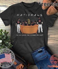 Washington Nationals Friends Sitting on the sofa the one where they finished the side 2020 T-Shirt