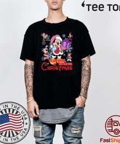 Disney Christmas We Are Never Too Old For Christmas Minnie Gift T-Shirt