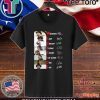 Westside Warren Eazy Snoop Tupac Short Ice Cube Dre E40 Signature 2020 T-Shirt
