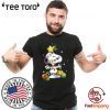 Woodstock Decorates Snoopy With Christmas Lights 2020 T-Shirt