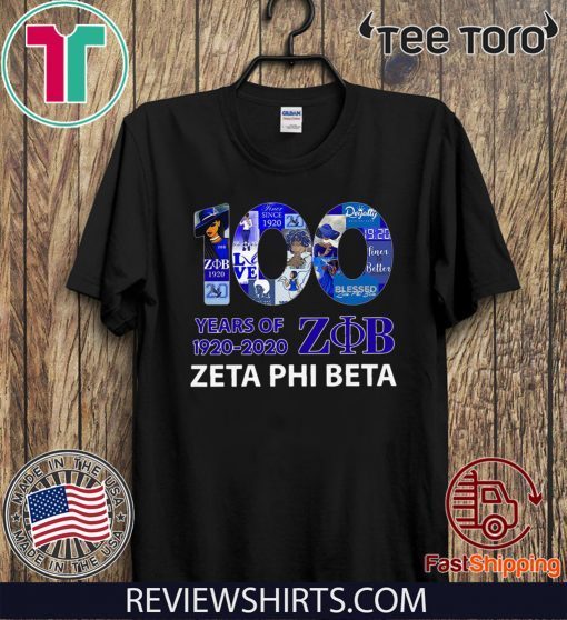100 Years Of 1920 2020 Zeta Phi Beta Original T-Shirt