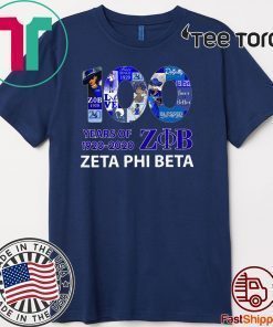 100 Years Of 1920 2020 Zeta Phi Beta Original T-Shirt