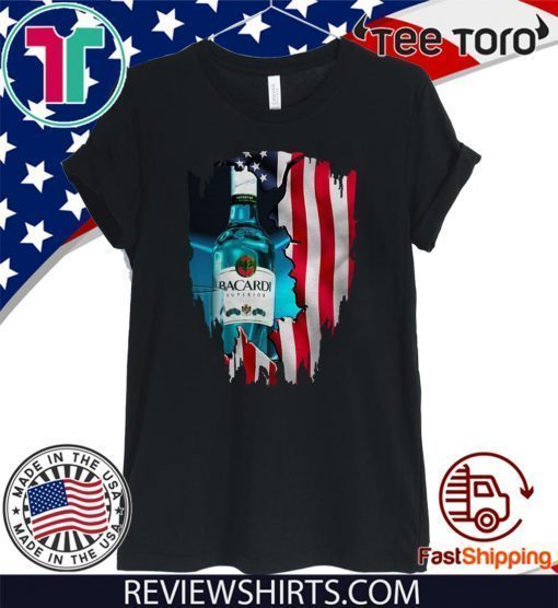 4th Of July independence day Bacardi Superior Wine Offcial T-Shirt