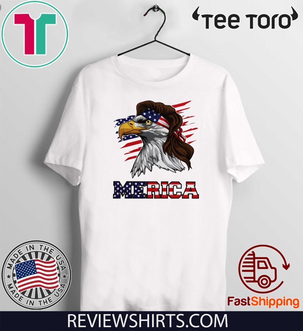 4th of July Patriotic Eagle Shirt American Flag US Baseball T-Shirt