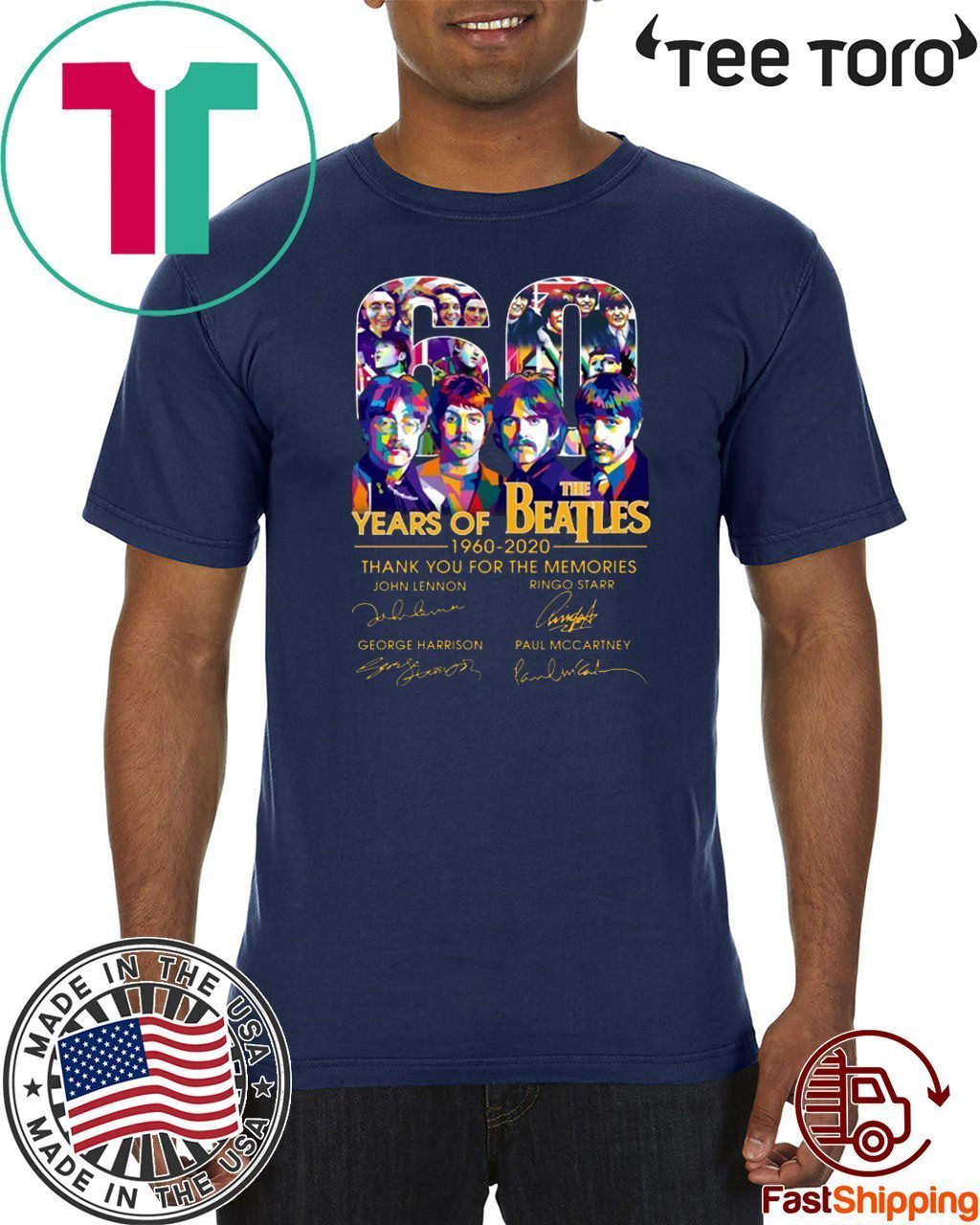 beatles anniversary shirt