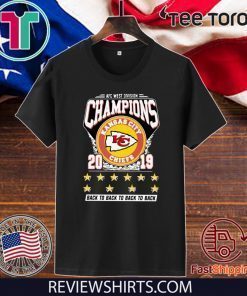 AFC West Division Champions Offcial T-Shirt