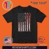 US Flag baseball bat 4th Of July T Shirt