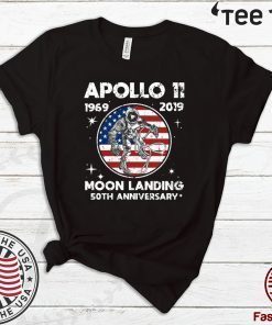 Apollo 11 Moon Landing 50th Anniversary NASA Tee Shirt